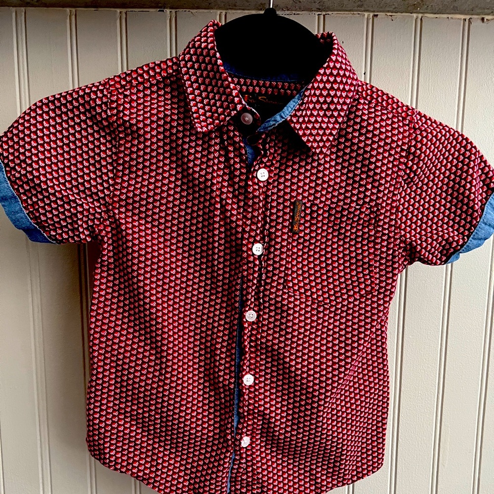 Two pack Ben Sherman boys button down shirts size 4 & 5